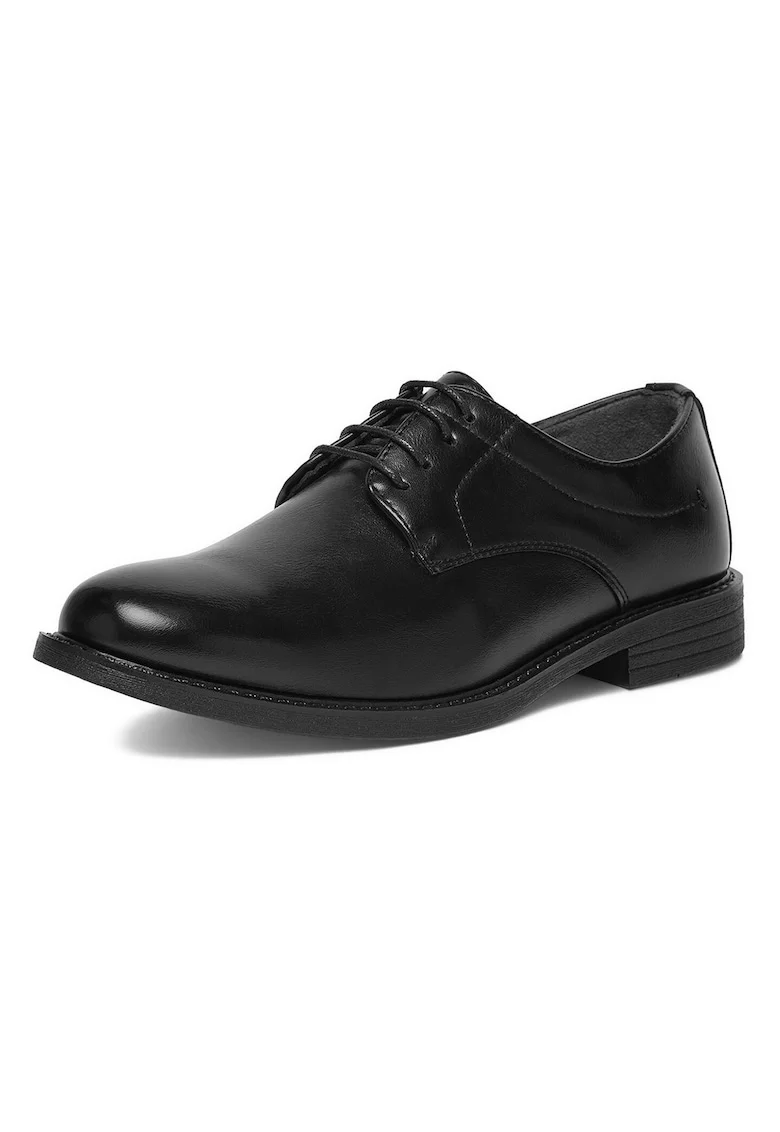Pantofi baieti,  material sintetic, negru