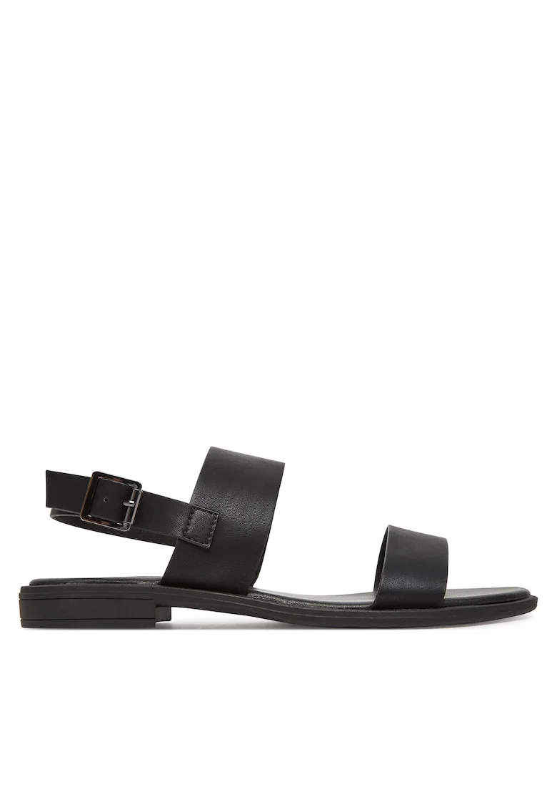 Sandale dama,  negru, material sintetic