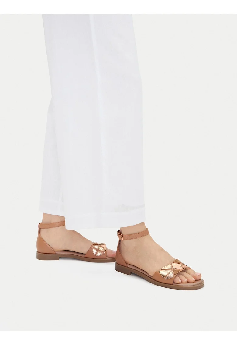 Sandale  piele naturala roz, Roz