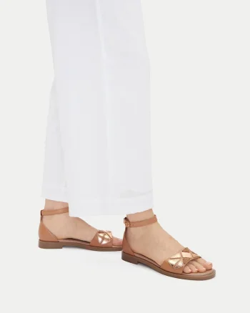Sandale  piele naturala roz, Roz