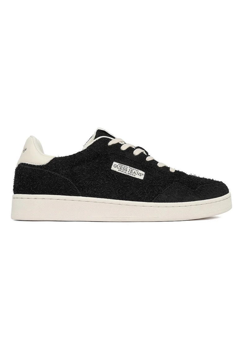 Adidasi barbati,  piele naturala, negru,