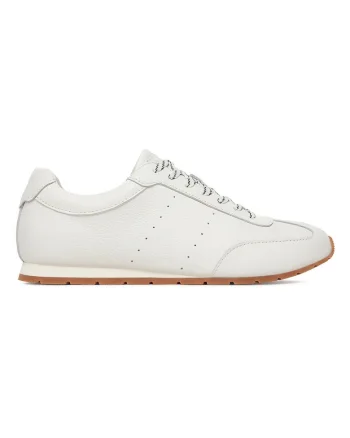 Adidasi  piele naturala, alb,