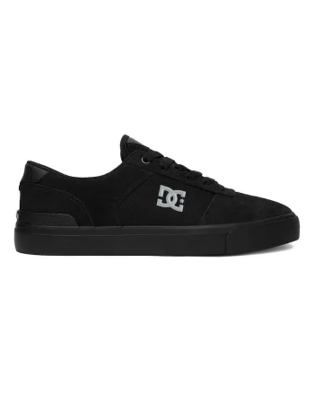 Tenisi barbati,  piele naturala, negru, material textil