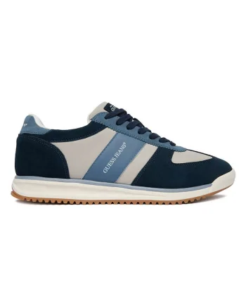Adidasi barbati,  piele naturala, albastru,