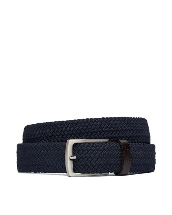 Curea barbati,  textil, albastru,