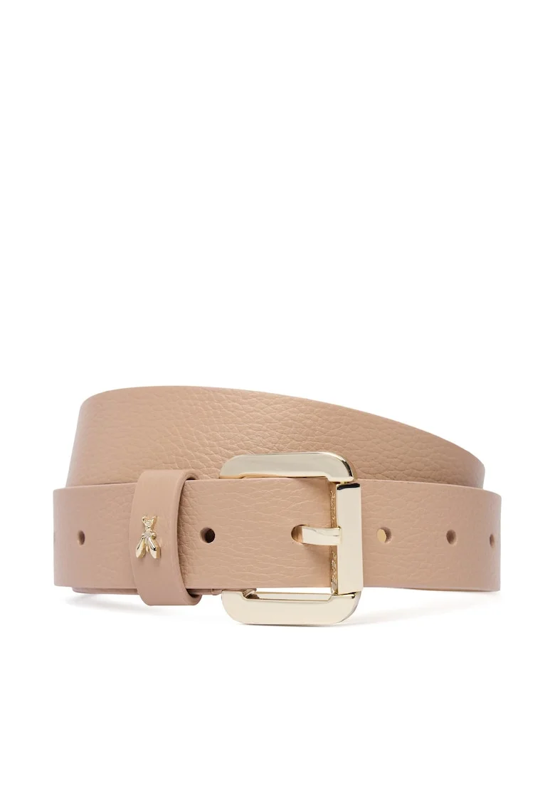 Curea de dama,  piele naturala, bej, L INTL