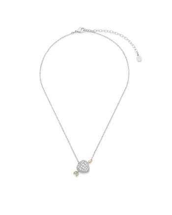 Colier dama,  One Size, Argintiu