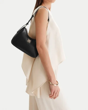 Geanta dama,  plastic, negru, One Size INTL