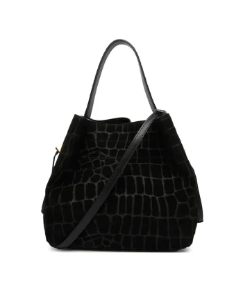 Geanta dama,  piele naturala, negru, One Size INTL