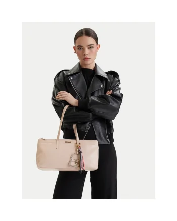 Geanta dama,  ecologica, bej, One Size INTL