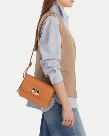 Geanta listonoszka,  sintetic, maro, One Size INTL