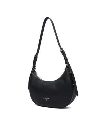 Geanta dama,  piele naturala, neagra, One Size INTL