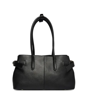 Geanta dama,  piele naturala, neagra, One Size INTL