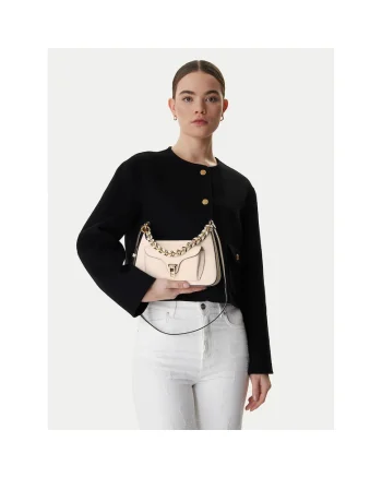 Geanta dama,  bej, piele naturala, One Size INTL