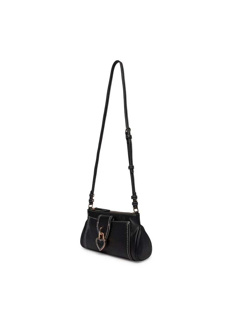 Geanta dama,  piele ecologica, negru, One Size INTL