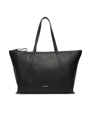 Geanta dama,  piele naturala, negru, One Size INTL