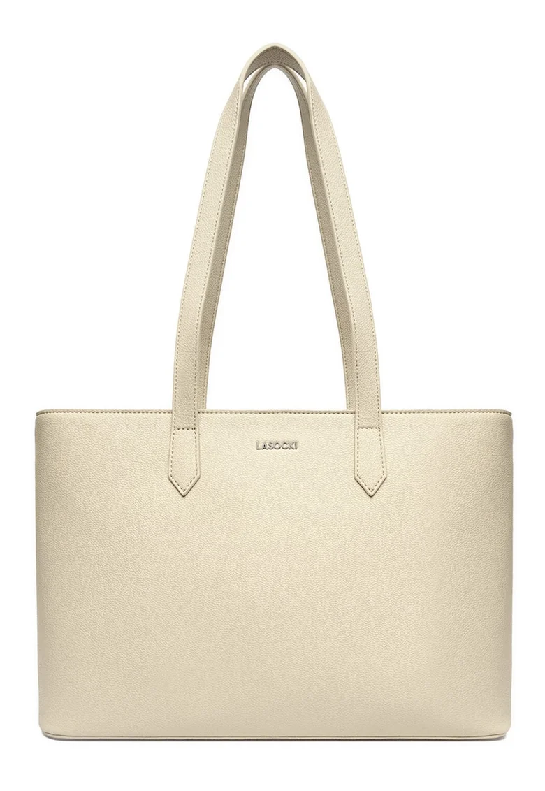 Geanta shopper,  bej, One Size INTL
