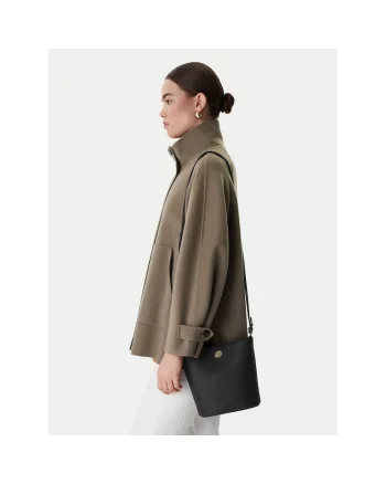 Geanta dama,  piele naturala, negru, One Size INTL