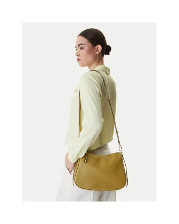 Geanta dama,  piele naturala, verde, One Size INTL