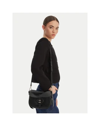 Geanta dama,  piele naturala, negru, One Size INTL