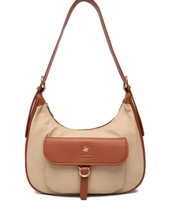 Geanta hobo,  sintetica, maro, One Size INTL
