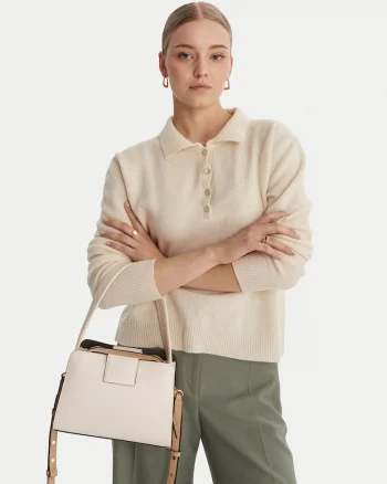 Geanta dama,  ecologica, bej, One Size INTL