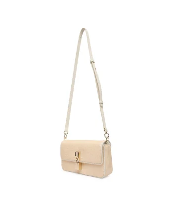 Geanta dama,  tkanina, bej, One Size INTL