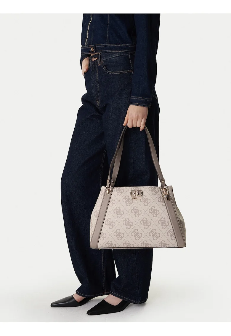 Geanta dama,  ecologica, bej, One Size INTL