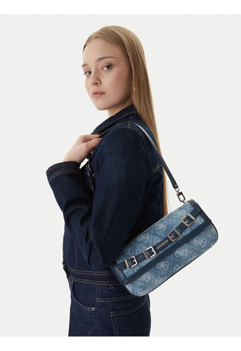 Geanta dama,  tkanina, albastru, One Size INTL