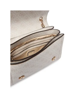 Geanta dama,  ecologica, bej, One Size INTL, set cu sac impotriva prafului