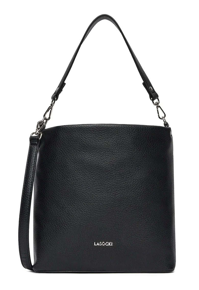 Geanta de umar,  material sintetic, neagra, One Size INTL