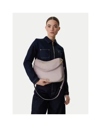 Geanta dama,  piele naturala, gri, One Size INTL