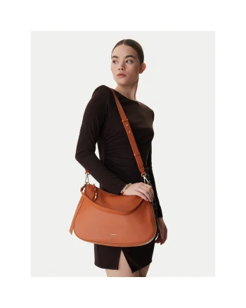 Geanta dama,  piele naturala, maro, One Size INTL