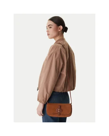 Geanta dama,  piele naturala, maro, One Size INTL