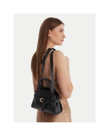 Geanta dama,  piele naturala, neagra, One Size INTL