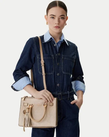 Geanta dama,  ecologica, bej, One Size INTL