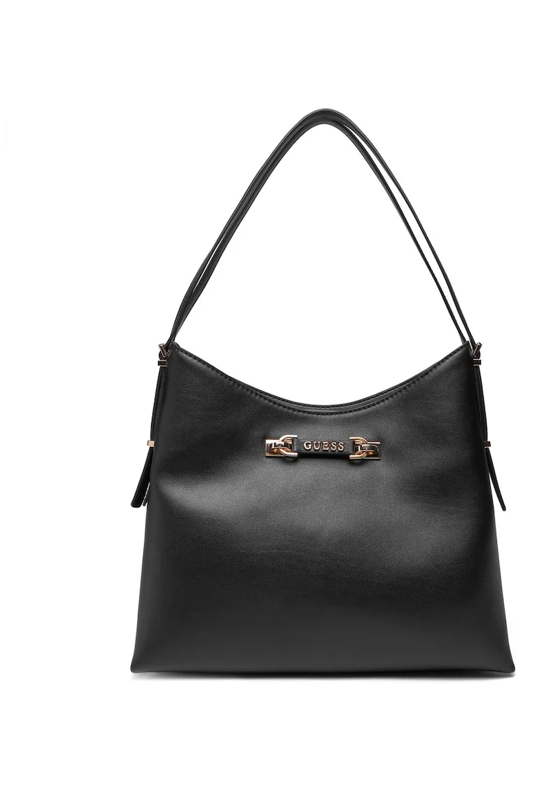 Geanta dama,  ecologic, negru, One Size INTL, set cu sac de praf