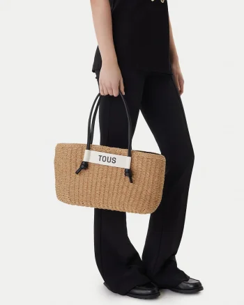 Geanta dama,  Scoubidou, bej, One Size INTL