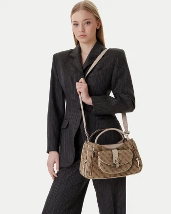Geanta dama,  tkanina, bej, One Size INTL