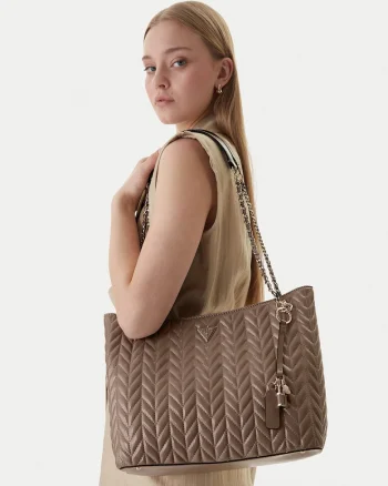 Geanta dama,  ecologica, bej, One Size INTL