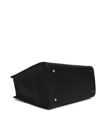 Geanta dama,  piele ecologica, negru, One Size INTL