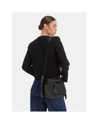 Geanta dama,  piele naturala, negru, One Size INTL