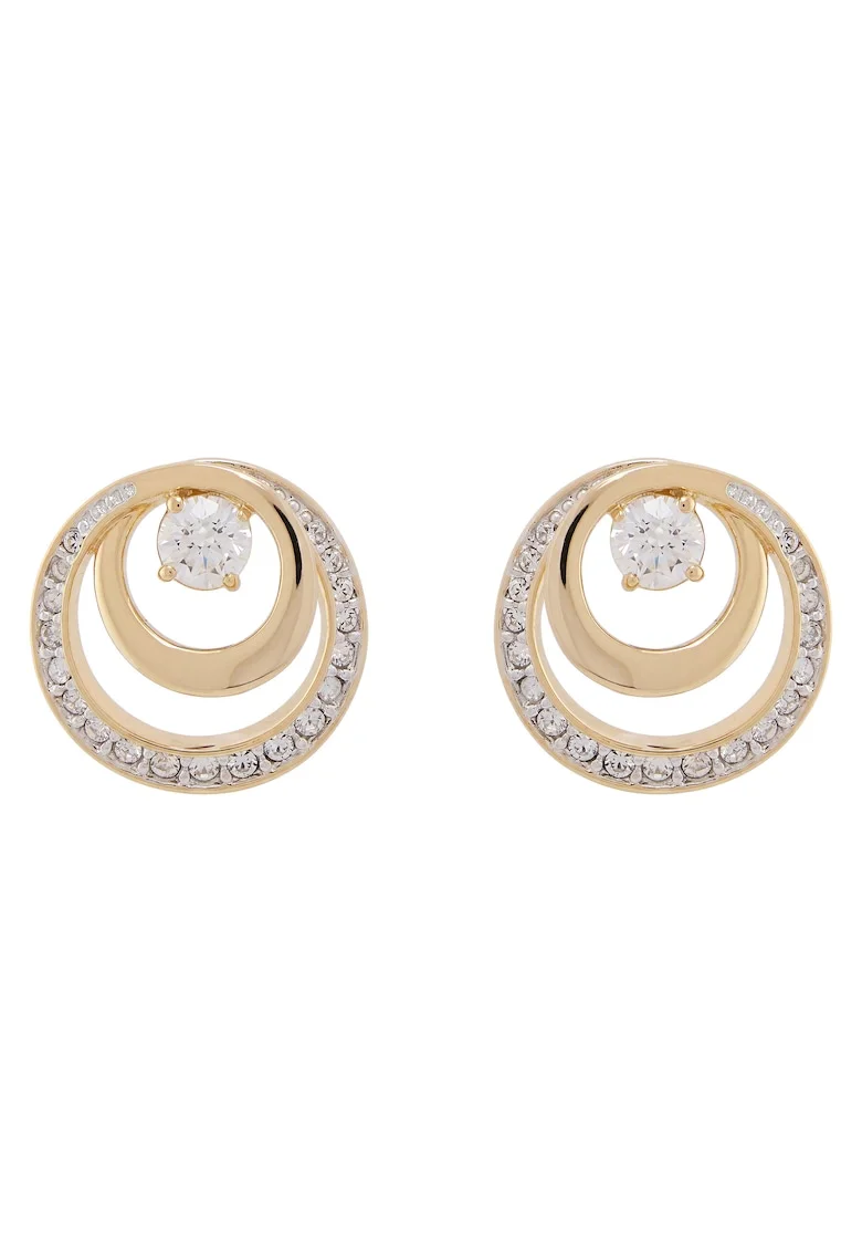 Cercei dama,  auriu, plastic, One Size INTL
