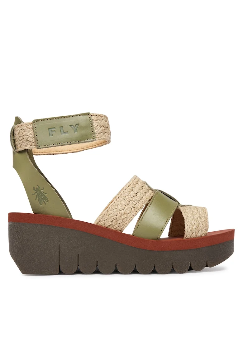 Sandale dama,  piele naturala, cu velcro, multicolor