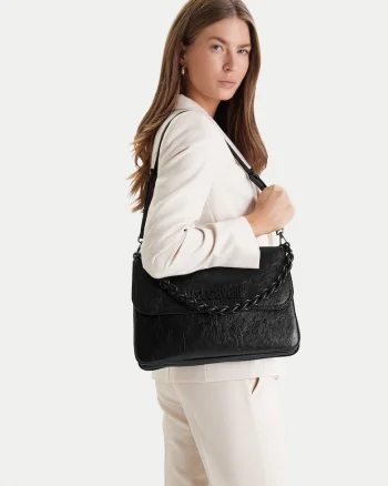 Geanta dama,  ecologica, neagra, One Size INTL