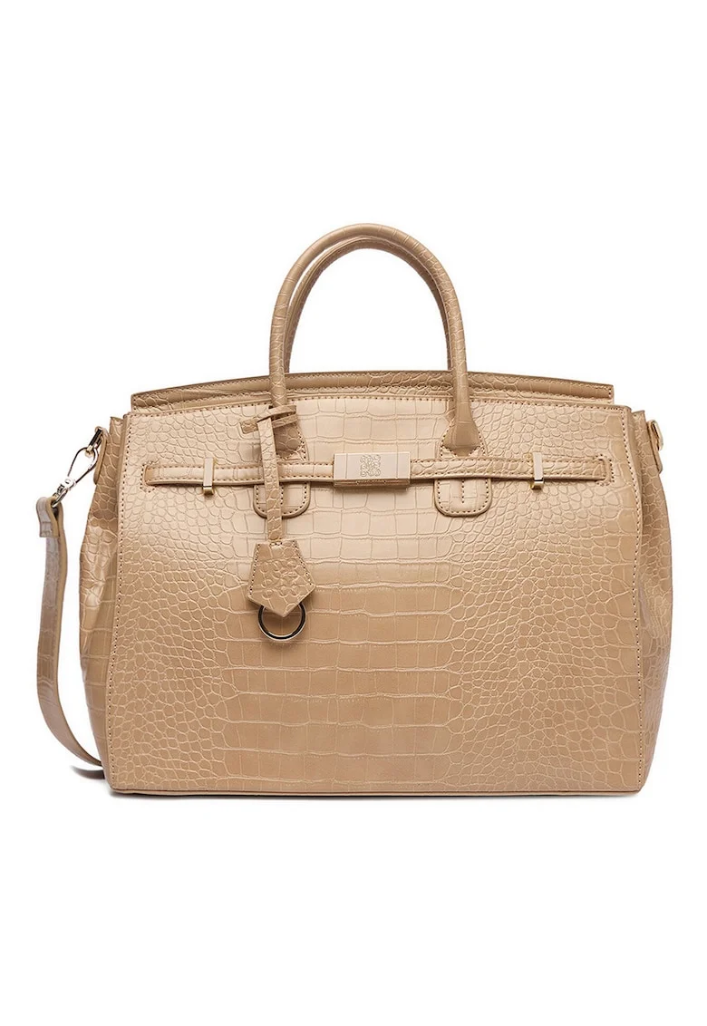Geanta dama,  croco, bej, One Size INTL