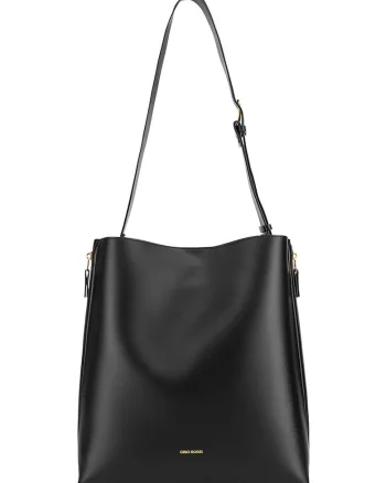 Geanta dama,  neagra, One Size INTL, material sintetic, capacitate extinsa