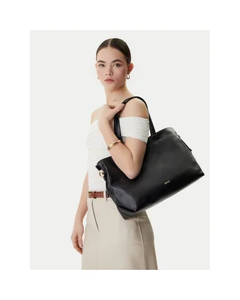 Geanta dama,  piele ecologica, negru, One Size INTL