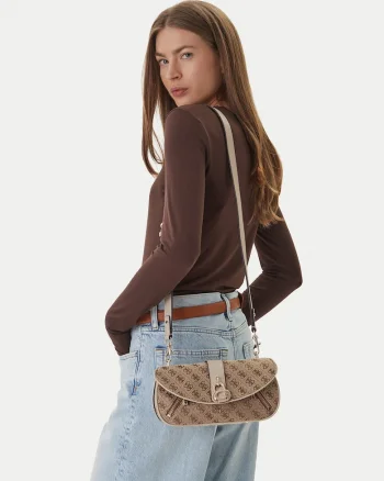 Geanta dama,  tkanina, bej, One Size INTL