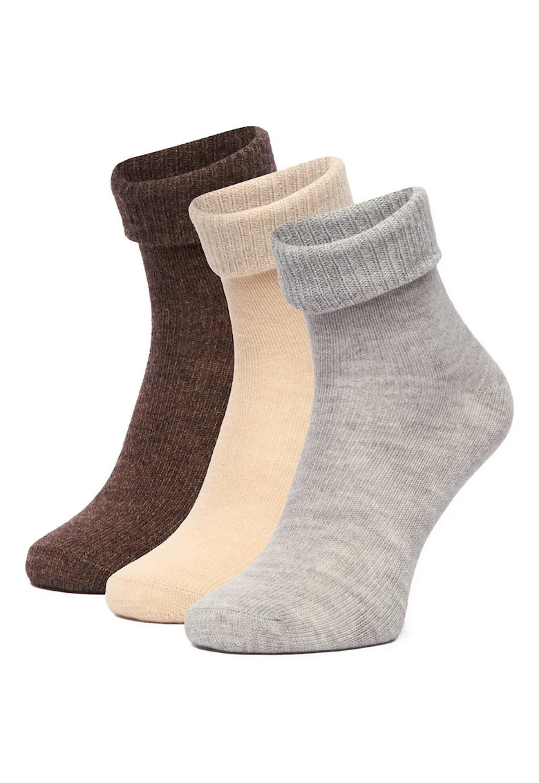 Sosete dama,  set 3 par, multicolor, 35-38
